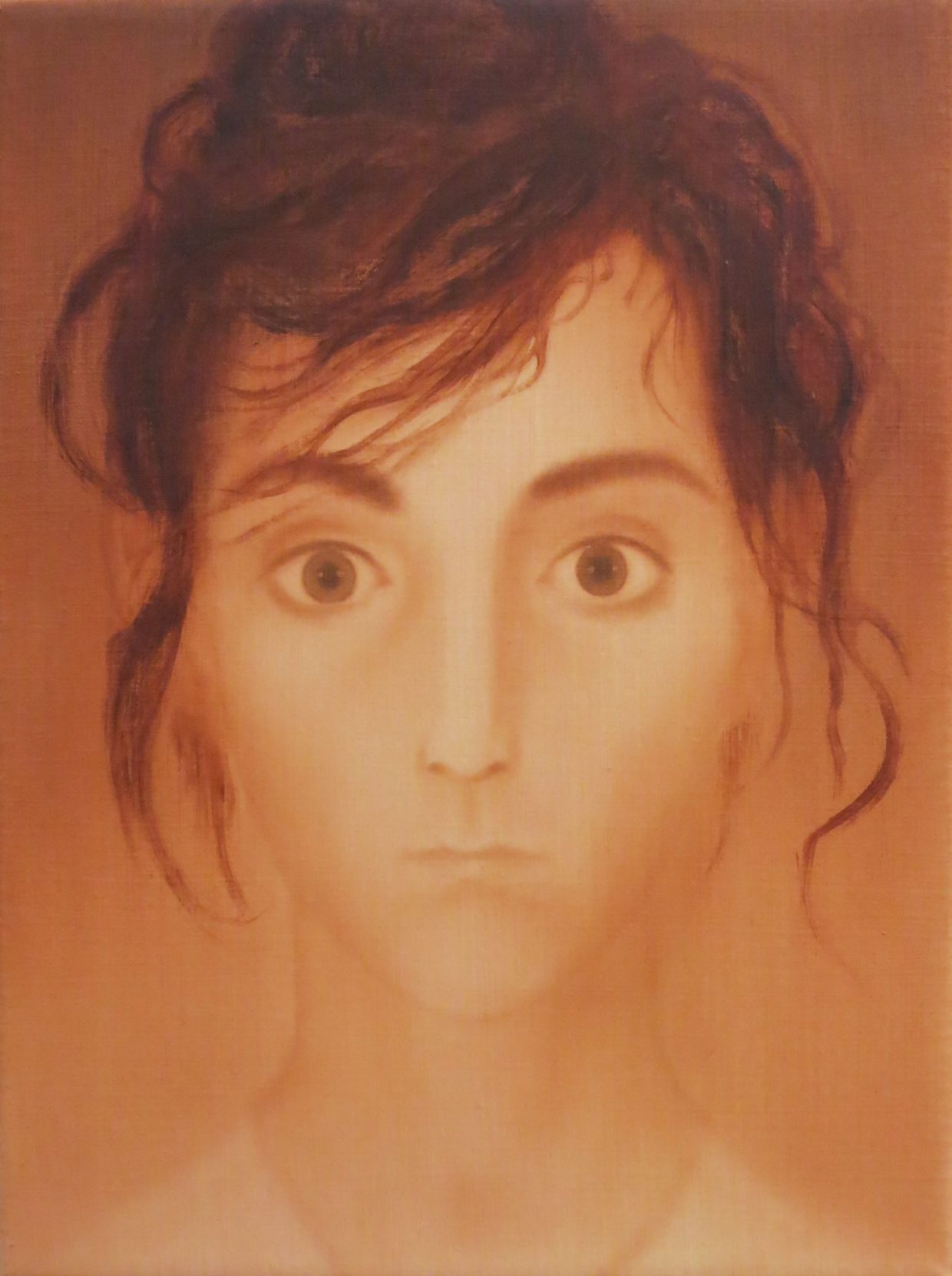 Malgorzata Neubart, Julia, Öl auf Lw., 24 x 18 cm, 2015
